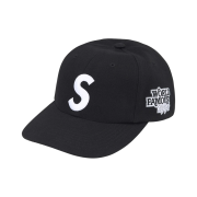 Supreme World Famous S Logo 6-Panel Black - 25SS