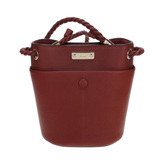 Chloe Key Small Bucket Bag Sepia Brown