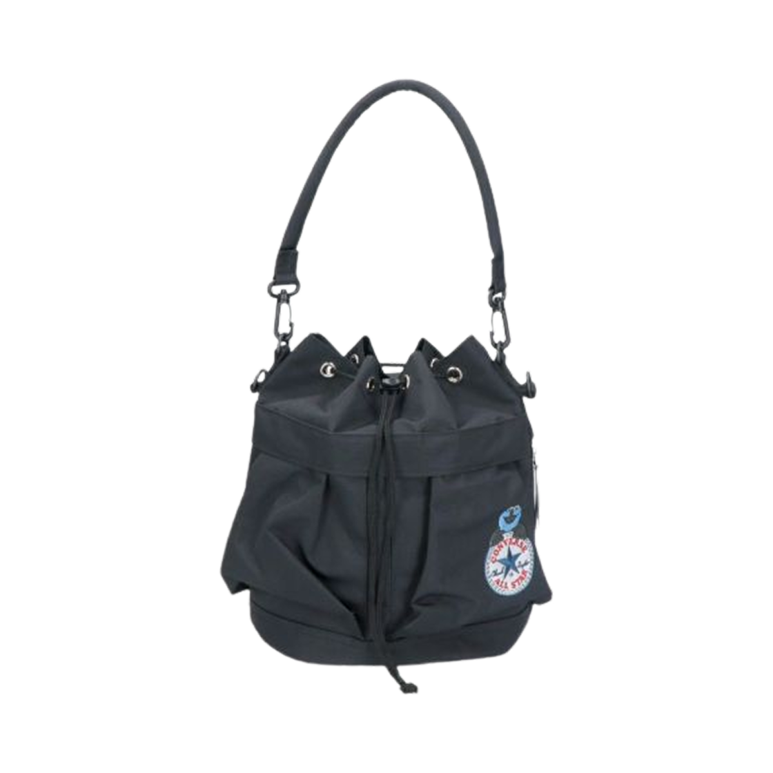 컨버스 x 퍼펫 순순 투웨이 드로스트링 백 블랙(Converse x Puppet Sunsun 2Way Drawstring Bag Black)