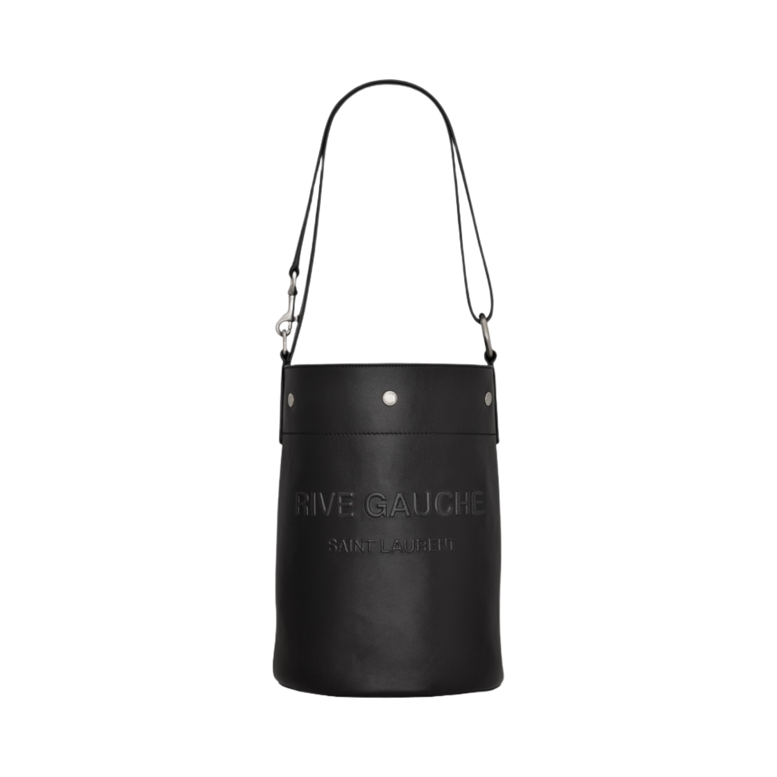 생로랑 리브 고쉬 버킷 백 스무스 레더 느와르(Saint Laurent Rive Gauche Bucket Bag in Smooth Leather Noir) - 1