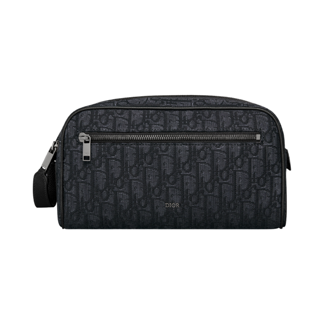디올 토일레트리 백 블랙 오블리크 자카드(Dior Toiletry Bag Black Oblique Jacquard)