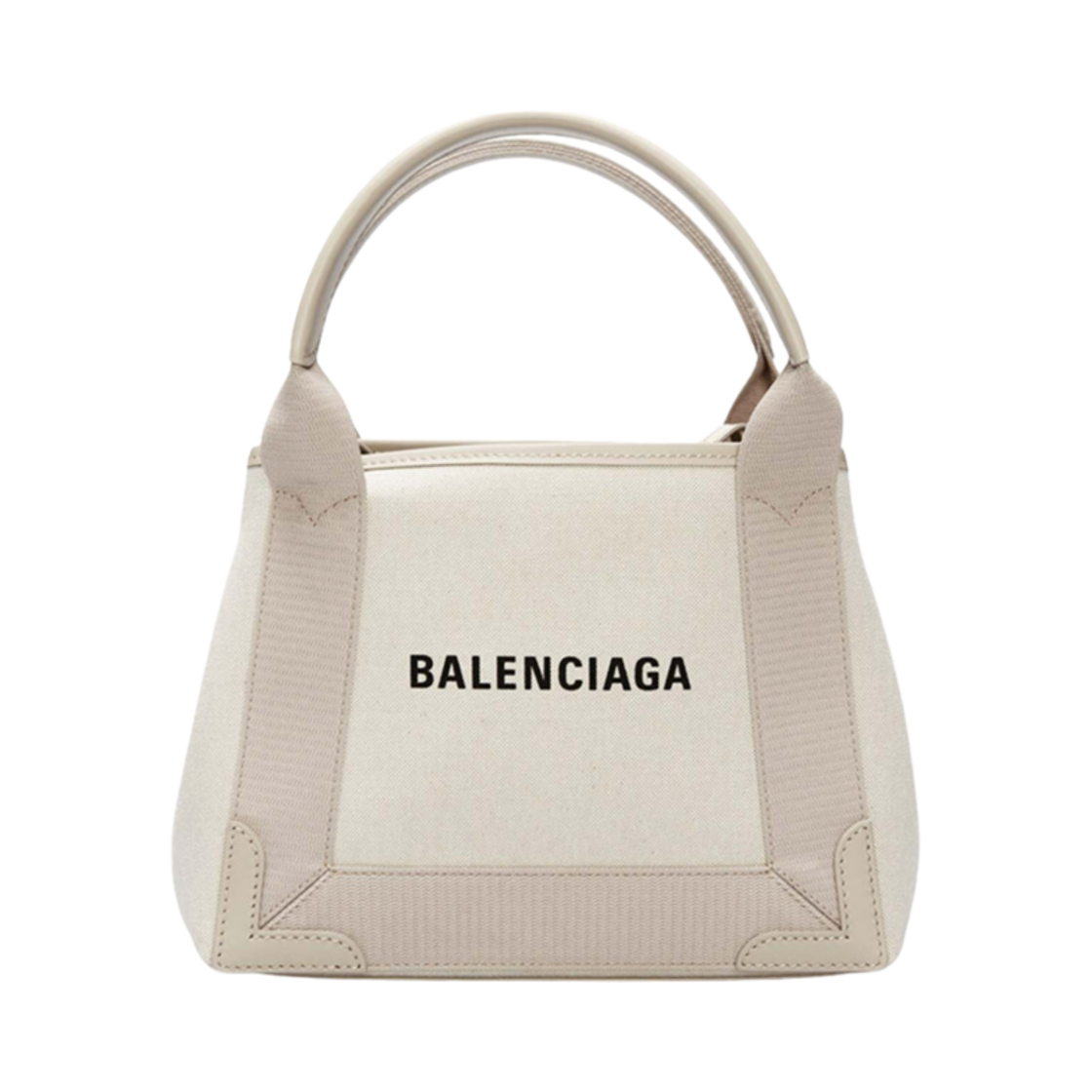 발렌시아가 네이비 XS 카바스 베이지(Balenciaga Navy XS Cabas Beige) - 1