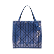 Bao Bao Issey Miyake Row Metallic Handbag Light Blue
