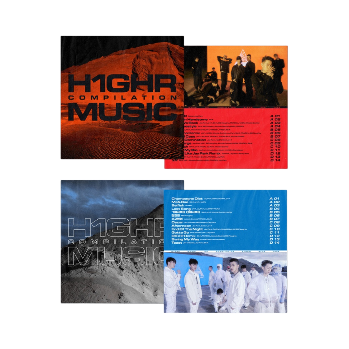 하이어 뮤직 컴필레이션 LP 레드 블루 (2LP + 2LP) | LP & CD | KREAM
