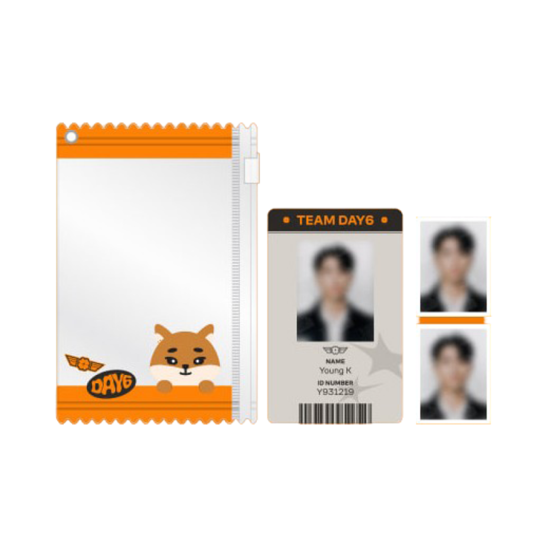 데이식스 라이센스 & 아이디 포토 세트 영케이(DAY6 License & ID Photo Set Young K)