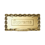 Supreme Chain License Plate Frame Gold - 18FW