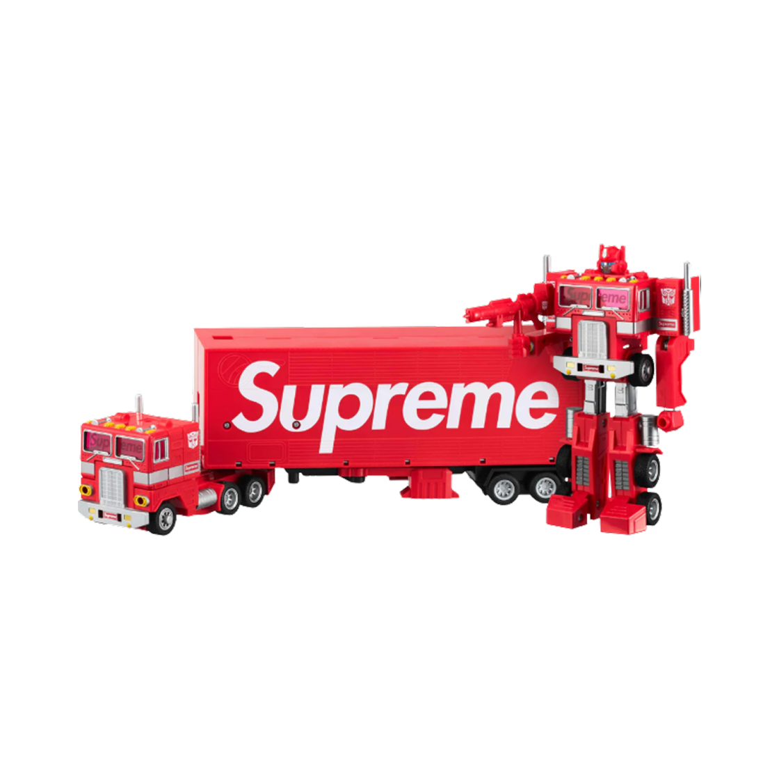 슈프림 x 트랜스포머 G1 옵티머스 프라임 피규어 레드 - 25SS (국내 정식 발매 제품)(Supreme x Transformers G1 Optimus Prime Figure Red - 25SS (Korean Ver.))