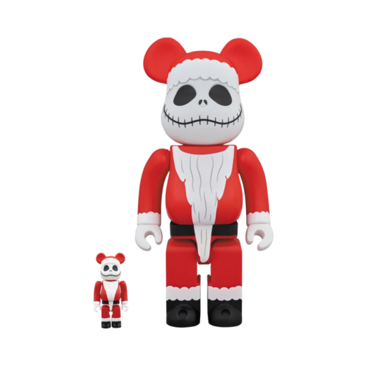 Bearbrick The Nightmare Before Christmas Santa Jack 100% & 400% Set