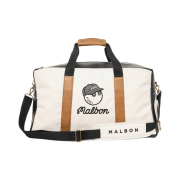 Malbon Golf M Bucket Classic Boston Bag Ivory