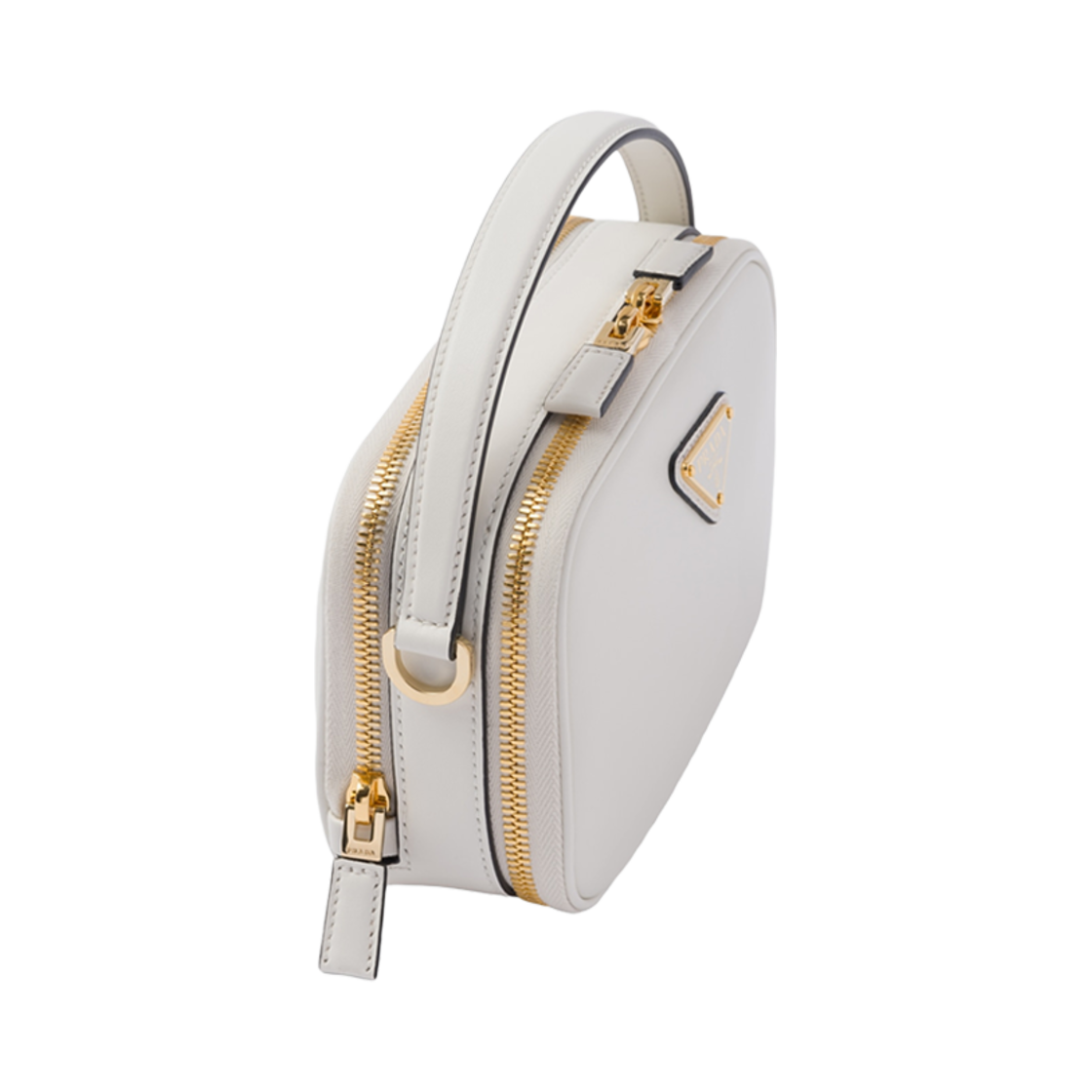 1BH203-ASK-F0PG7 Prada Odette Leather Mini Bag White - #2