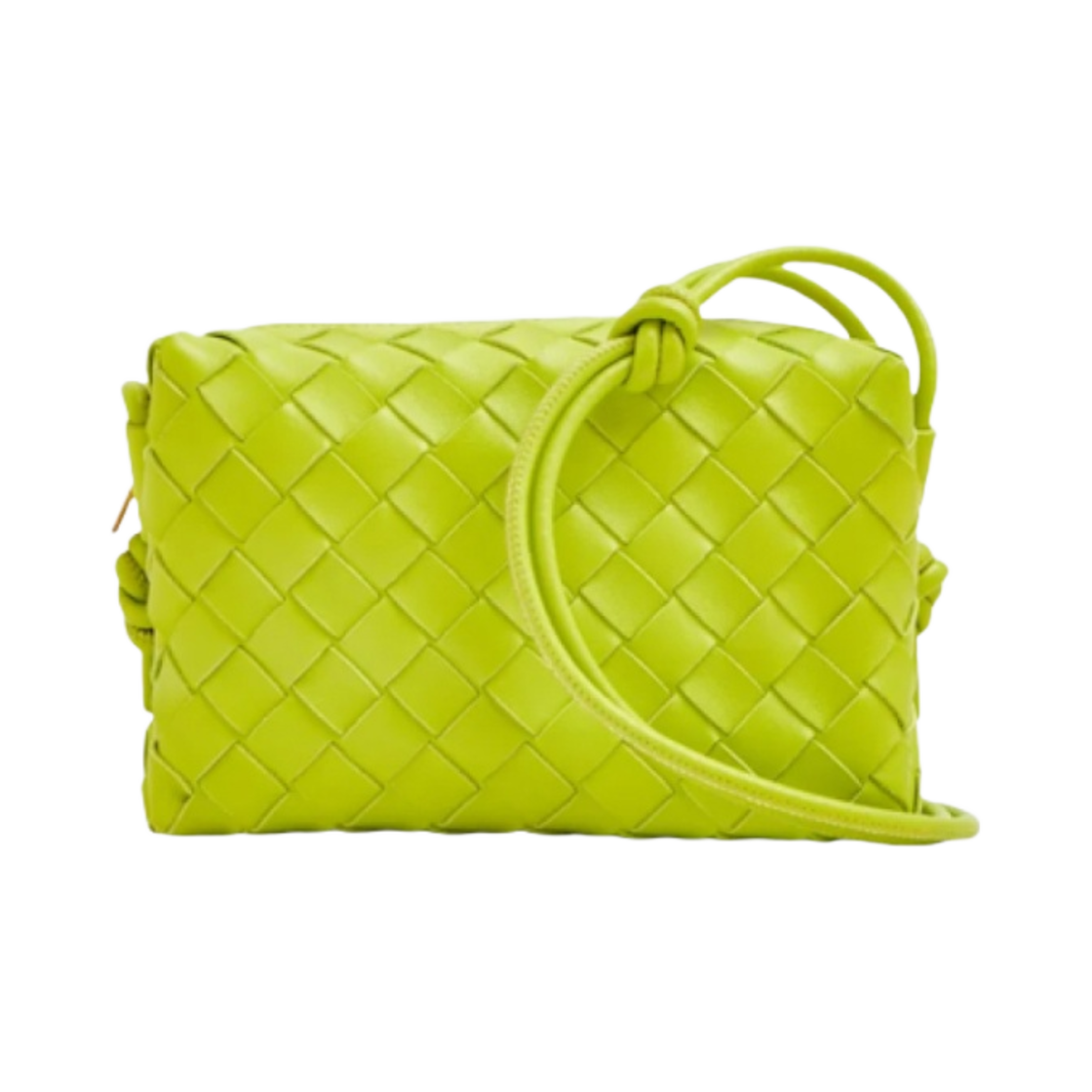 보테가 베네타 미니 루프백 카메라백 에시드 키위(Bottega Veneta Mini Loop Camera Bag Acid Kiwi) - 1