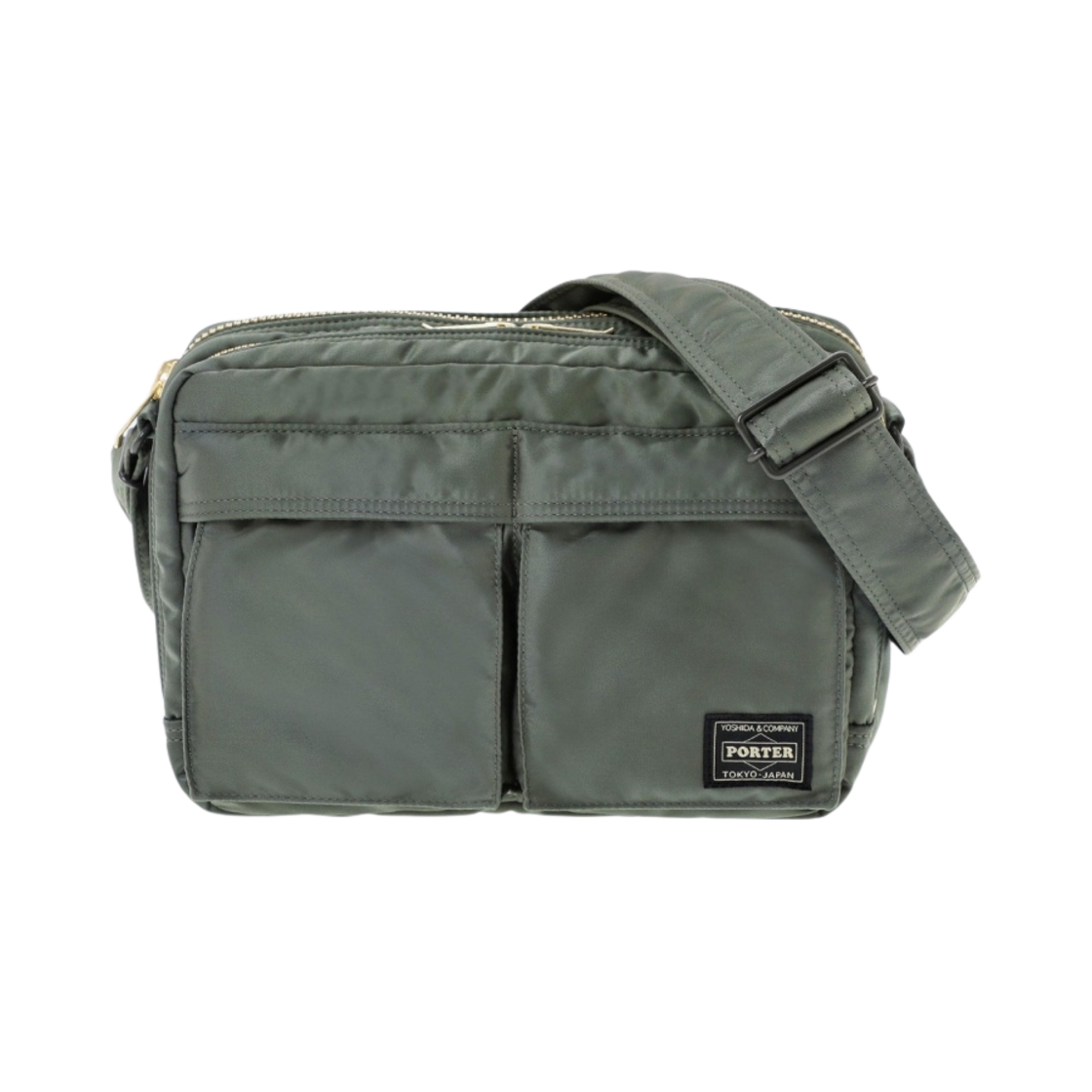 포터 올 뉴 탱커 슬링백 집 세이지 그린(Porter All New Tanker Sling Bag Zip Sage Green)