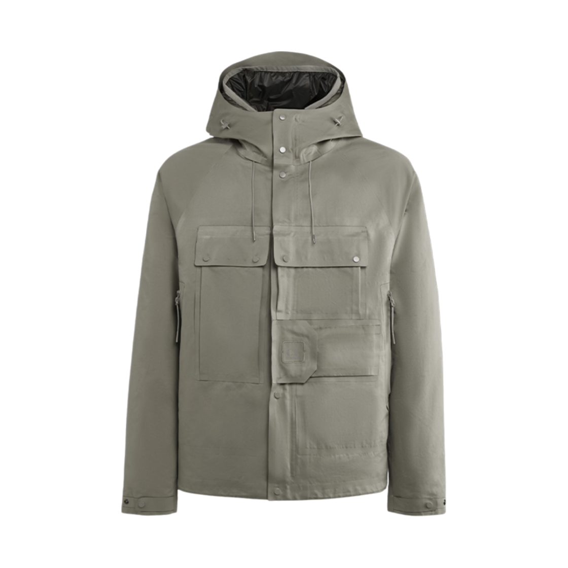 C.P. 컴퍼니 메트로폴리스 시리즈 A.A.C. 후드 자켓 실버 세이지 브라운 - 23FW(C.P. Company Metropolis Series A.A.C. Hooded Jacket Silver Sage Brown - 23FW) - 1