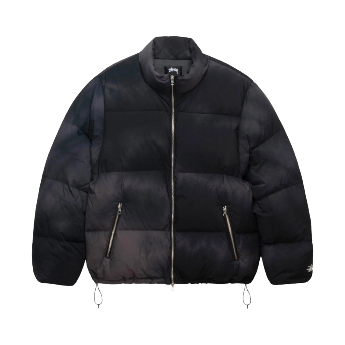 115673 Stussy Recycled Nylon Down Puffer Vintage Black