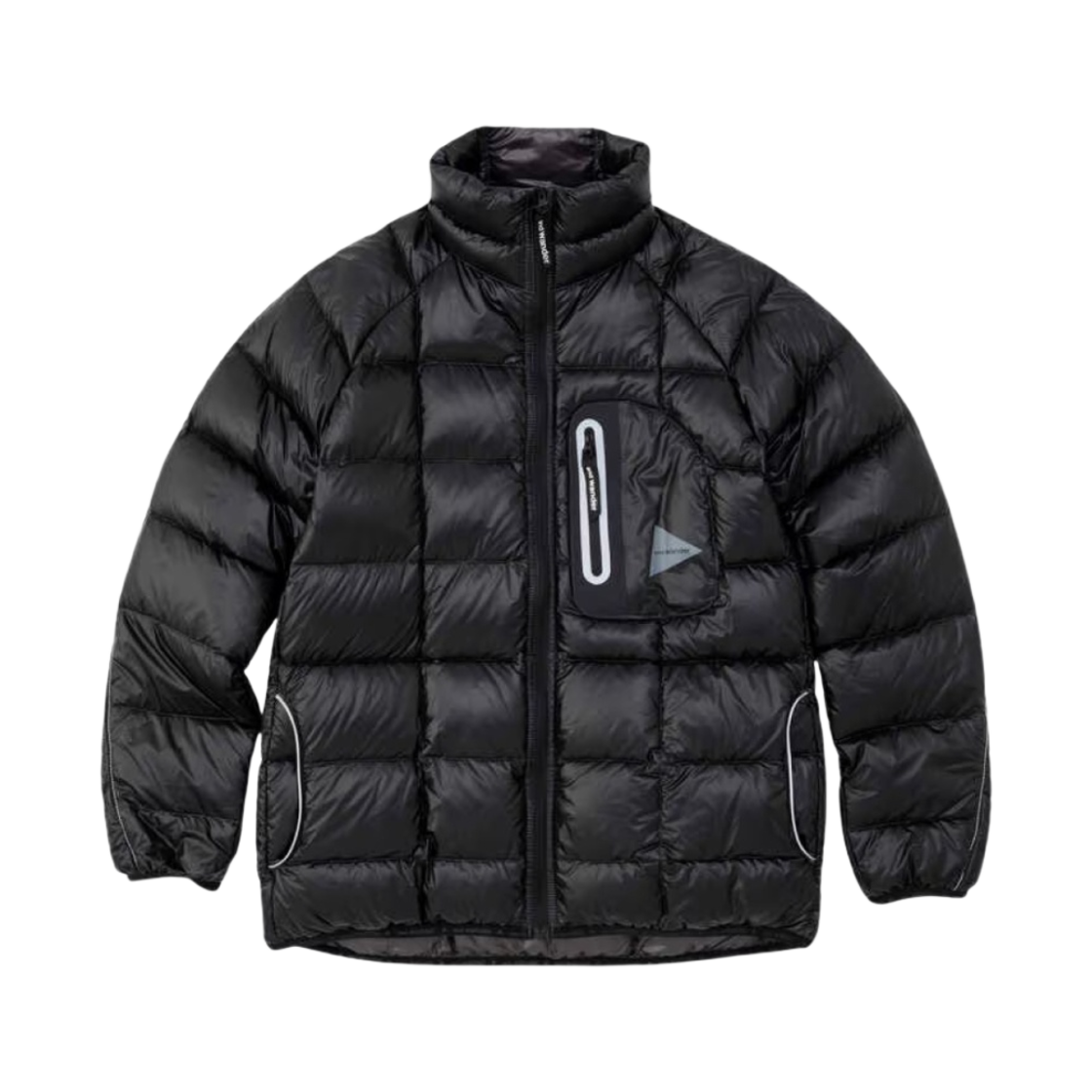 앤드 원더 다이아몬드 스티치 다운 자켓 블랙(And Wander Diamond Stitch Down Jacket Black)