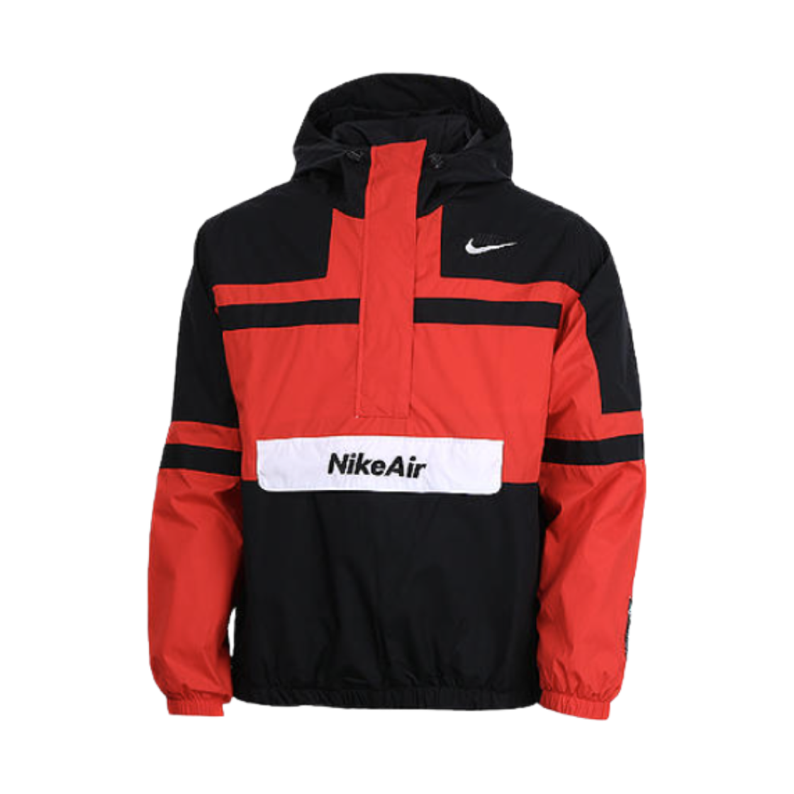 나이키 NSW 에어 우븐 아노락 자켓 유니버시티 레드 블랙 - 아시아