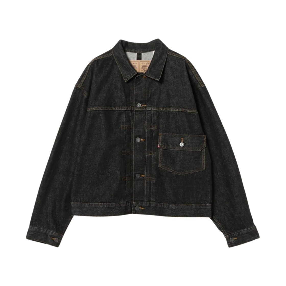LEVI’S × BEAMS DENIM JACKET BLACK RINSE 리바이스 x 빔즈 데님 자켓 블랙 린스 | Levi's | KREAM
