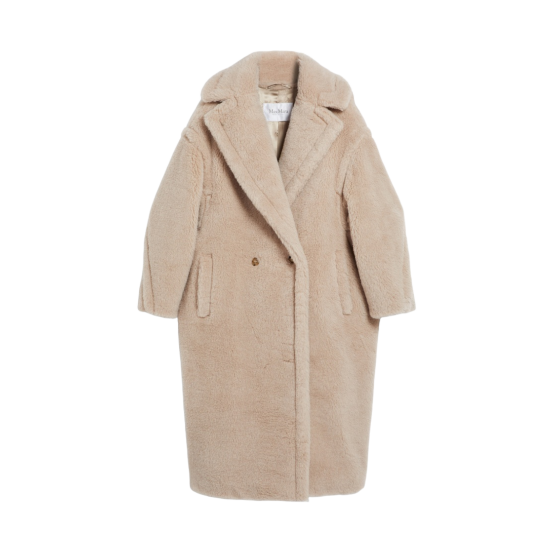 (W) 막스마라 테드걸 테디 베어 아이콘 코트 샌드((W) Max Mara Tedgirl Teddy Bear Icon Coat Sand)