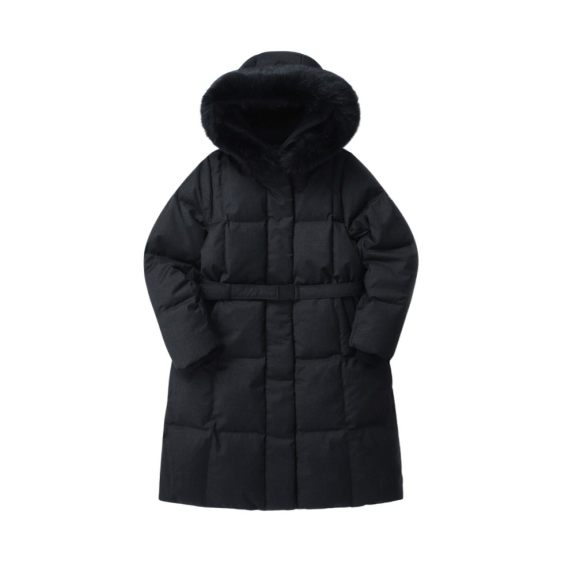 (W) 코오롱 스포츠 프리미엄 울 다운 코트 다크 멜란지((W) Kolon Sport Premium Wool Down Coat Dark Melange)