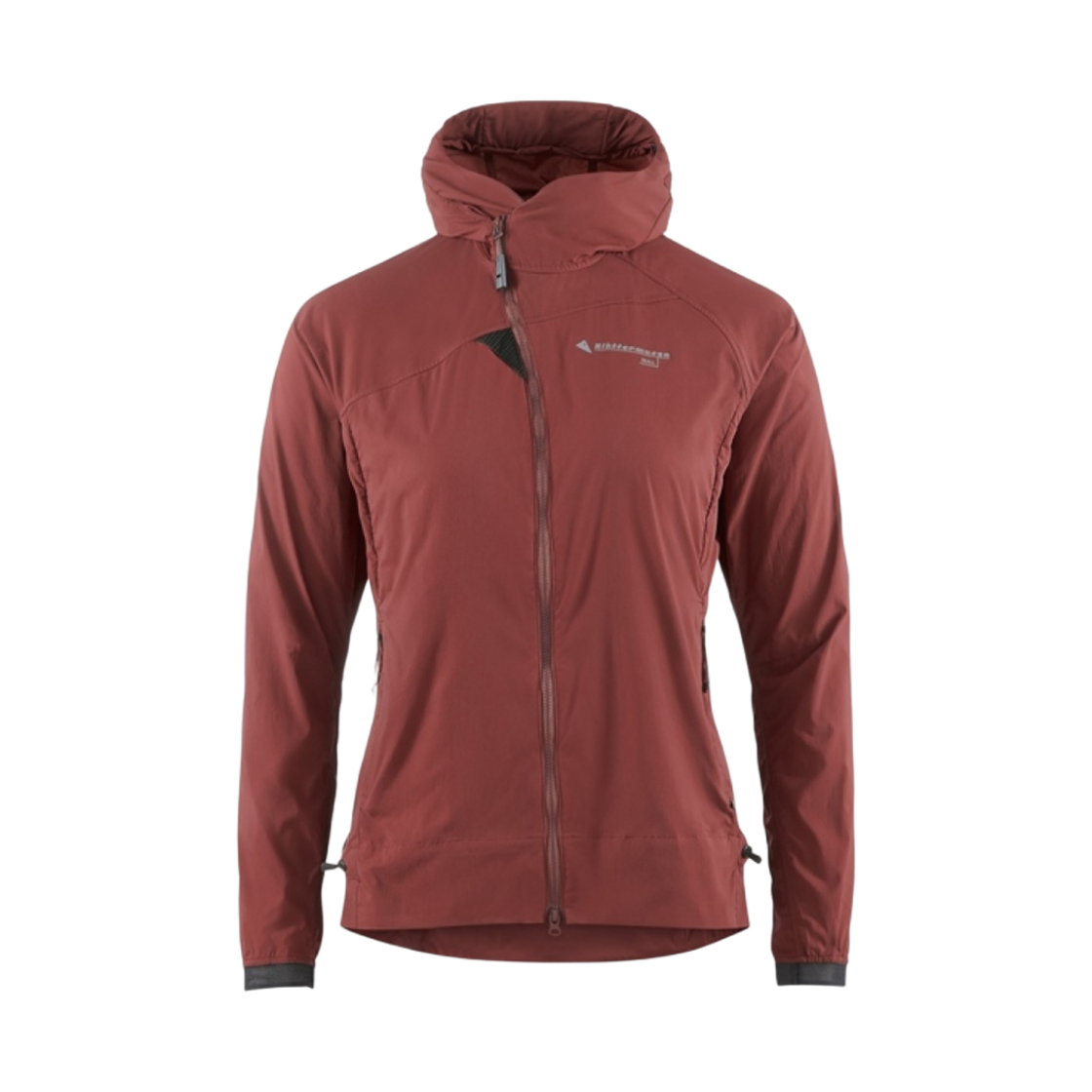 10652W11-217 (W) Klattermusen Nal Hooded Windbreaker Jacket Madder Red