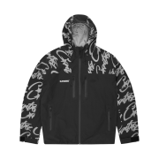 Corteiz Elitework Waterproof Shell Jacket Black