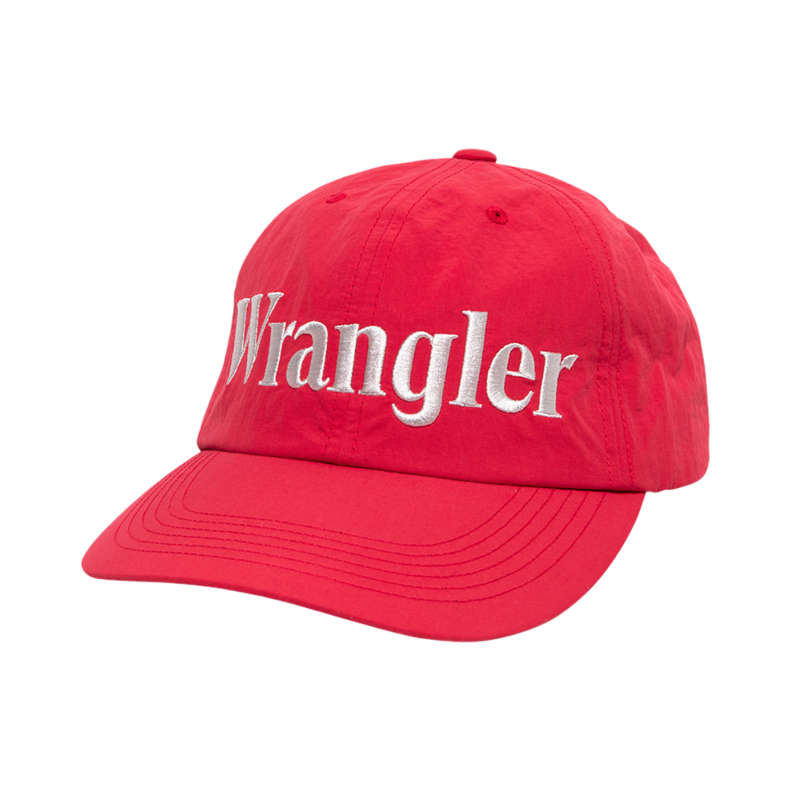 WR2501CA04RD Wrangler Nylon Typo Cap Red