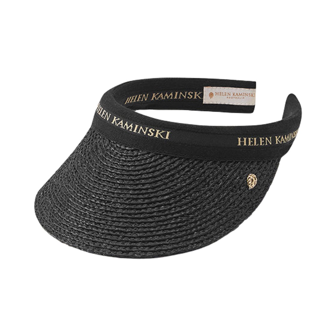 [15% 쿠폰] (W) 헬렌 카민스키 비앙카 8 바이저 차콜 블랙 로고([15% 쿠폰] (W) Helen Kaminski Bianca 8 Visor Charcoal Black Logo)
