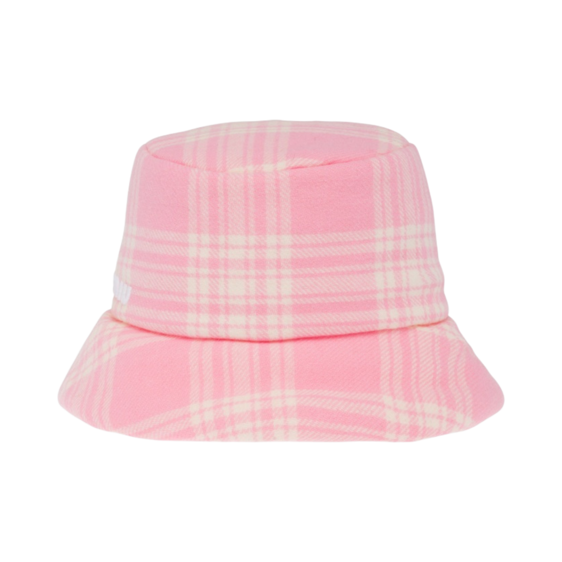 (W) 미우 미우 셰틀랜드 울 버킷햇 핑크((W) Miu Miu Shetland Wool Bucket Hat Pink) - 1