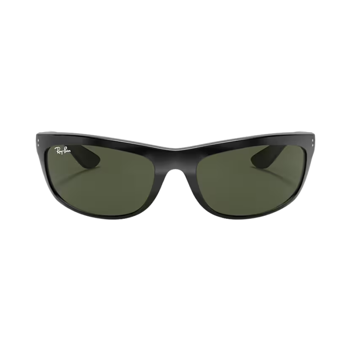 레이밴 폴리쉬드 블랙 프레임 그린 클래식 G-15 렌즈 하이 브릿지 핏(Ray-Ban Polished Black Frame Green Classic G-15 Lenses High Bridge Fit)