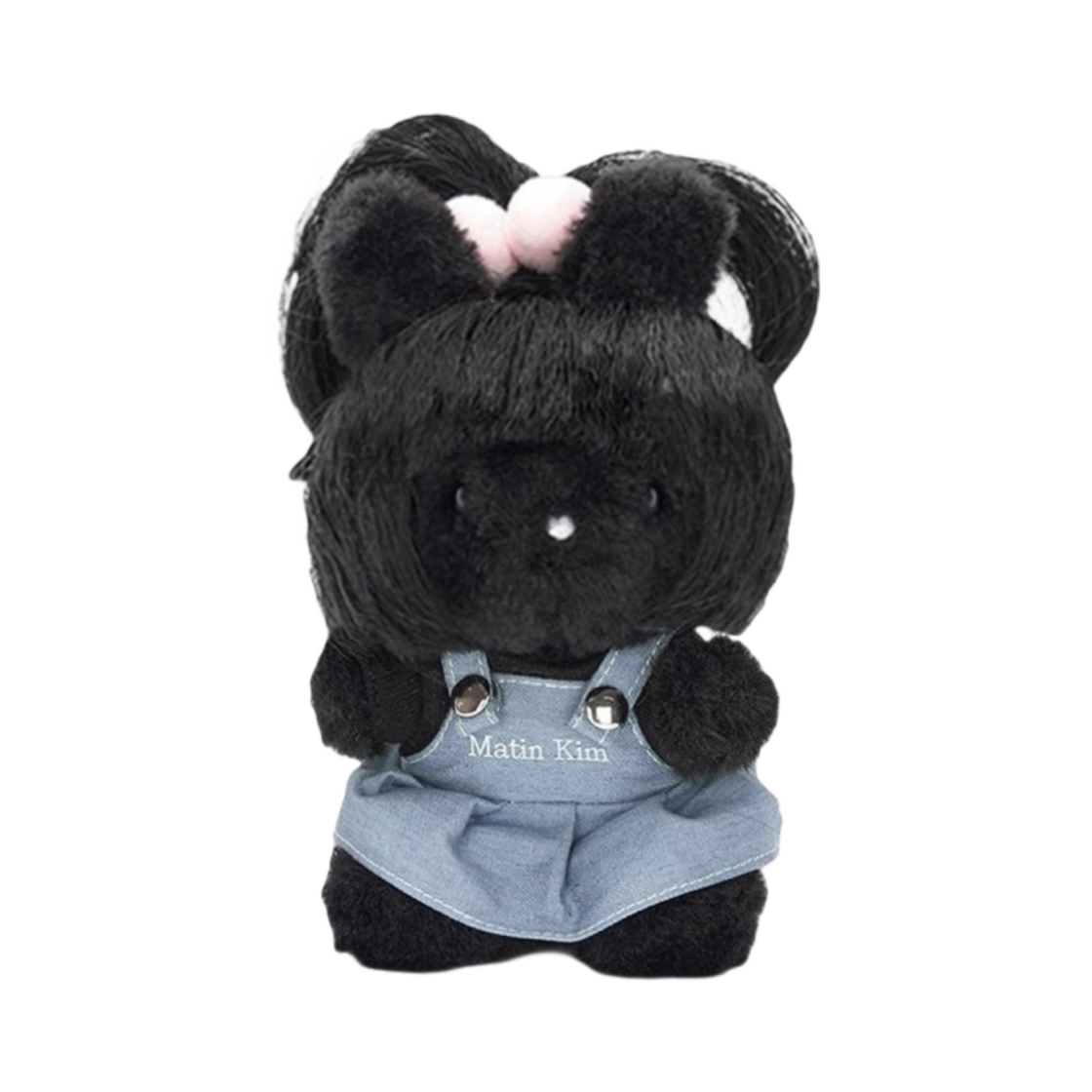 - Matin Kim Y2K Idol Black Bunny Toy Keyring Black - Lotte Myeongdong Main Exclusive