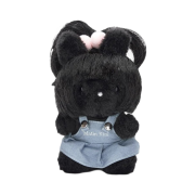 Matin Kim Y2K Idol Black Bunny Toy Keyring Black - Lotte Myeongdong Main Exclusive