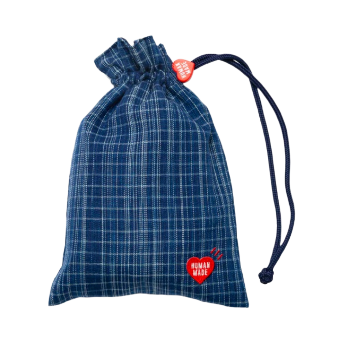 HM25GD151 Human Made Drawstring Bag Indigo