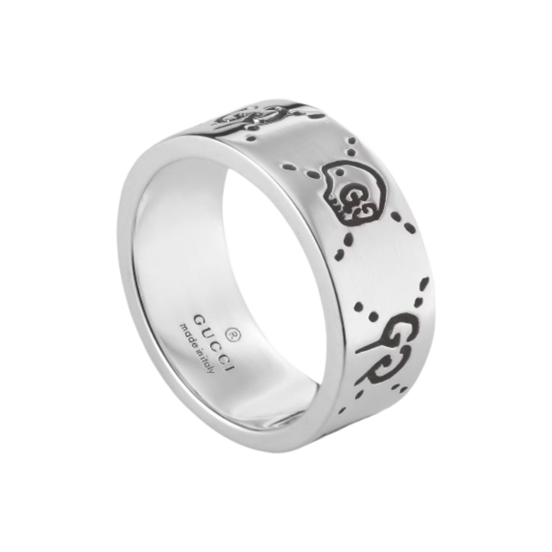 구찌 고스트 링 실버 9mm(Gucci Ghost Ring Silver 9mm)