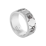 Gucci Ghost Ring Silver 9mm