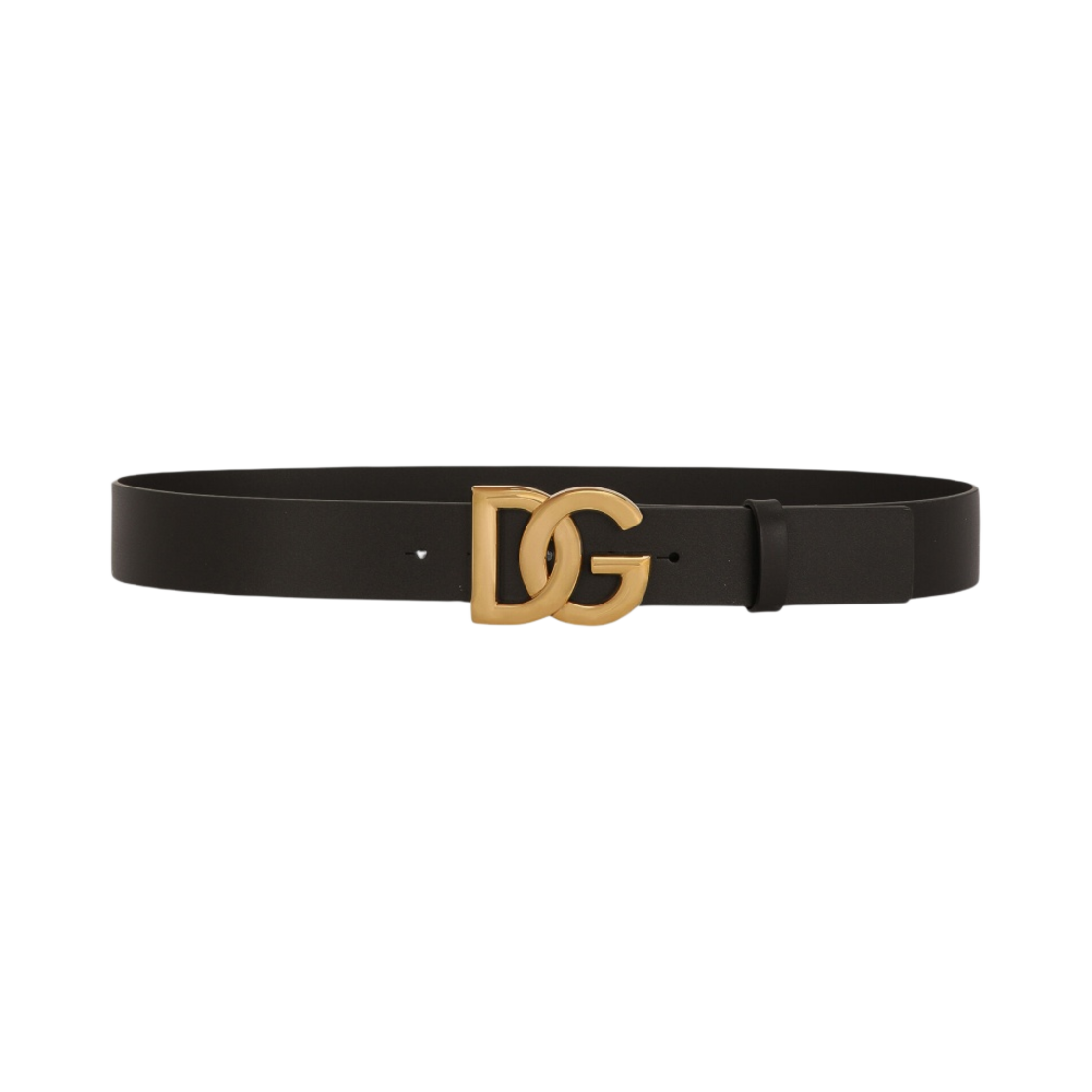 BC4646-AX622-8E831 Dolce & Gabbana Lux Leather Belt with Crossover DG Logo Buckle Multicolor