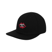 Chrome Hearts Matty Boy Chomper Leather Strapback Hat Black