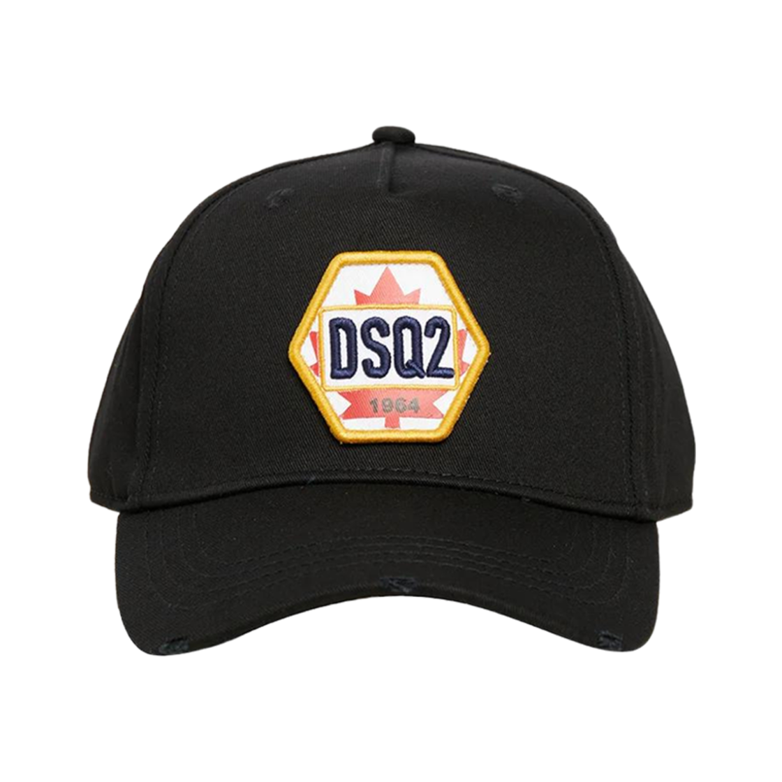 디스퀘어드2 로고 자수 베이스볼 캡 블랙(Dsquared2 Logo Embroidered Baseball Cap Black)