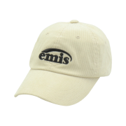 Emis New Logo Corduroy Emis Cap Cream