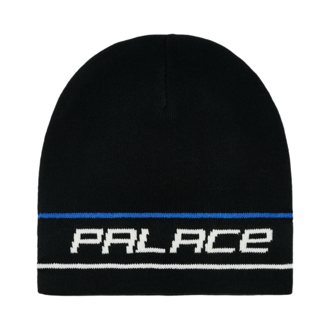 - Palace Stripe Nein Cuff Beanie Black - 25SS