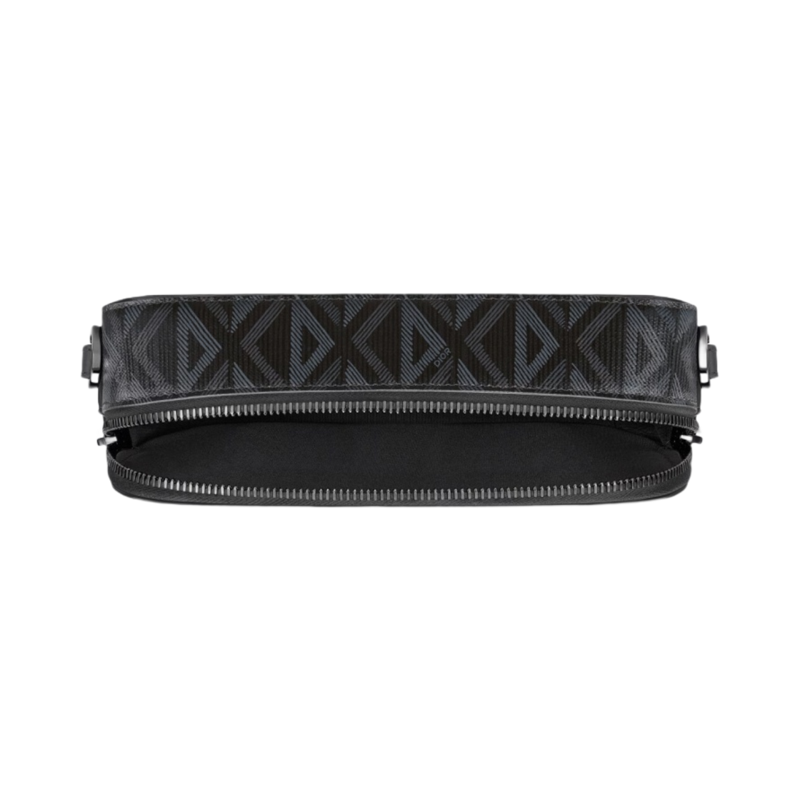 디올 스트랩 사파리백 CD 다이아몬드 캔버스 블랙(Dior Safari Bag with Strap CD Diamond Canvas Black) - 4