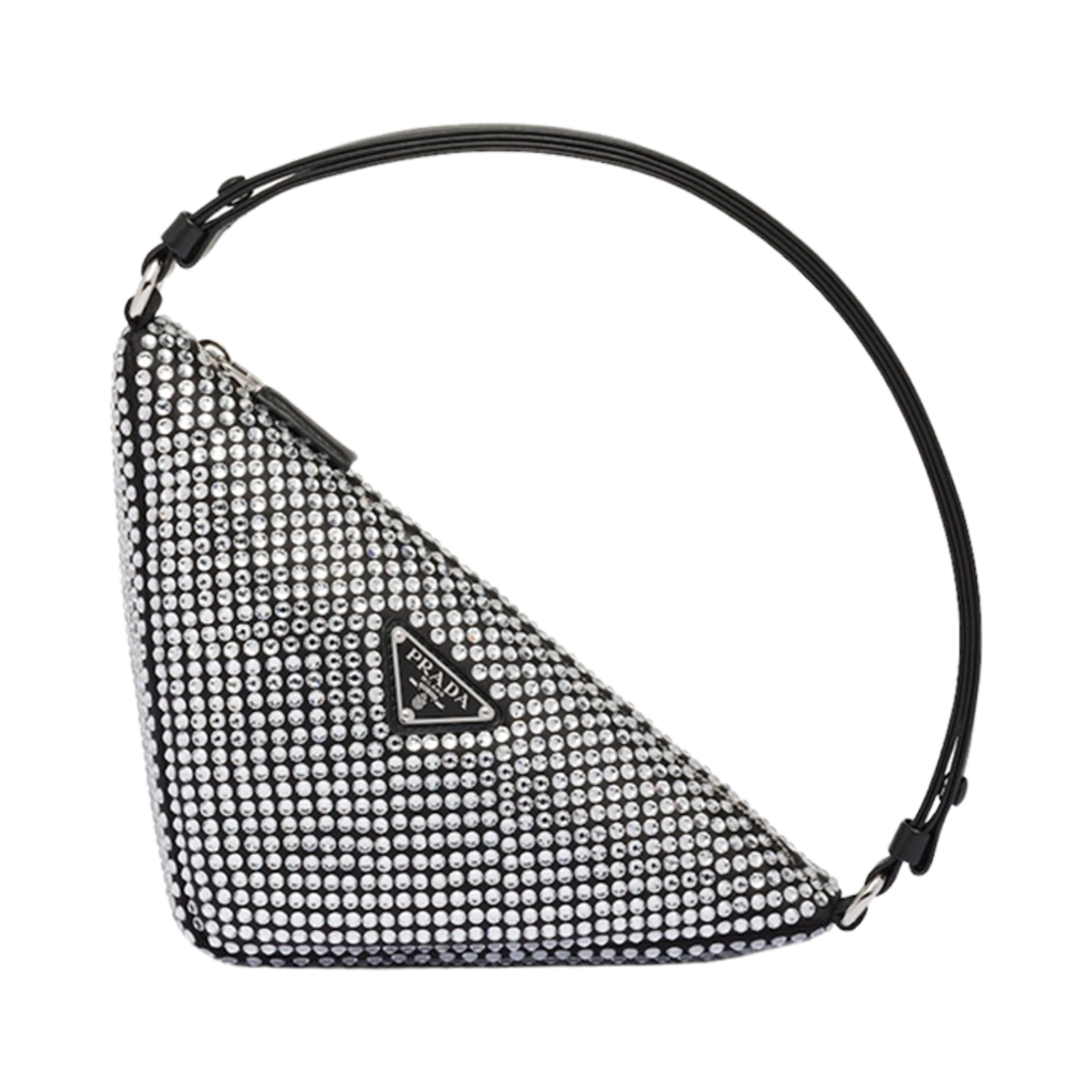 프라다 크리스탈 스터드 사틴 파우치 크리스탈(Prada Crystal-Studded Satin Pouch Crystal) - 1