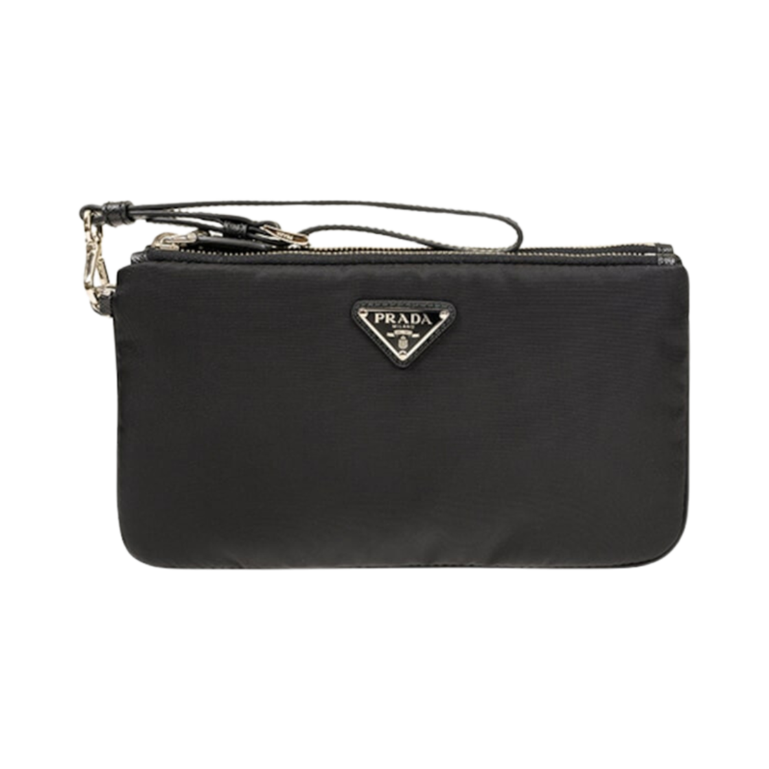1MB045-2DMV-F0002 Prada Re-Nylon Clutch Black