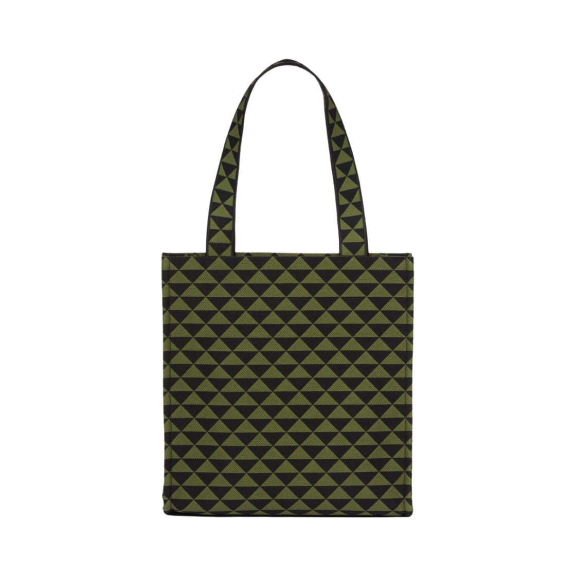 프라다 자수 패브릭 심볼 백 블랙 아이비 그린(Prada Symbole Bag In Embroidered Fabric Black Ivy Green) - 3