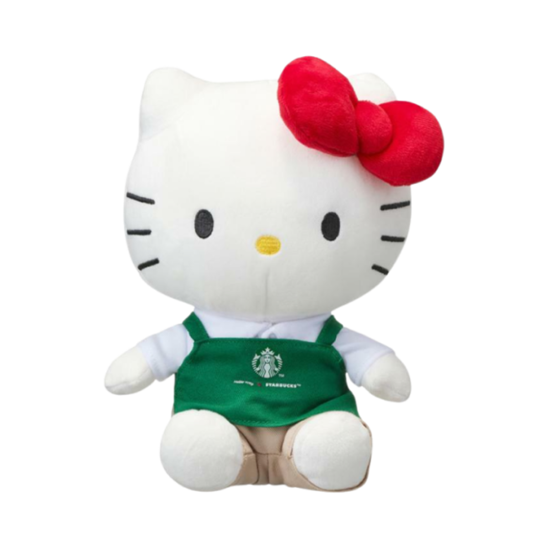 스타벅스 x 헬로 키티 바리스타 인형 화이트(Starbucks x Hello Kitty Barista Doll White)