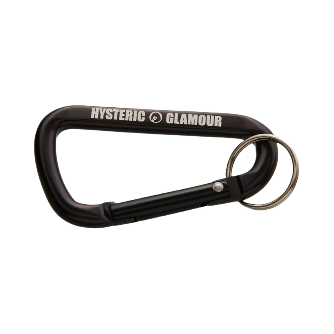 02251QG08 Hysteric Glamour Circle Girl Carabiner L Black