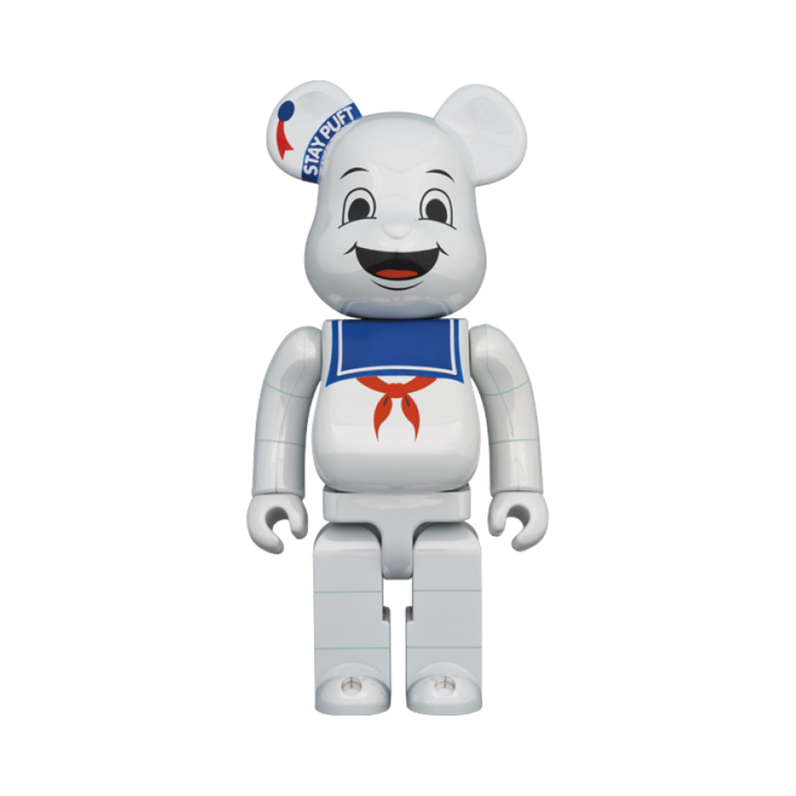 베어브릭 고스트버스터즈 스테이 퍼프트 마쉬멜로우 맨 화이트 크롬 버전 100% & 400% 세트(Bearbrick Ghostbusters Stay Puft Marshmallow Man White Chrome Ver. 100% & 400%) - 2