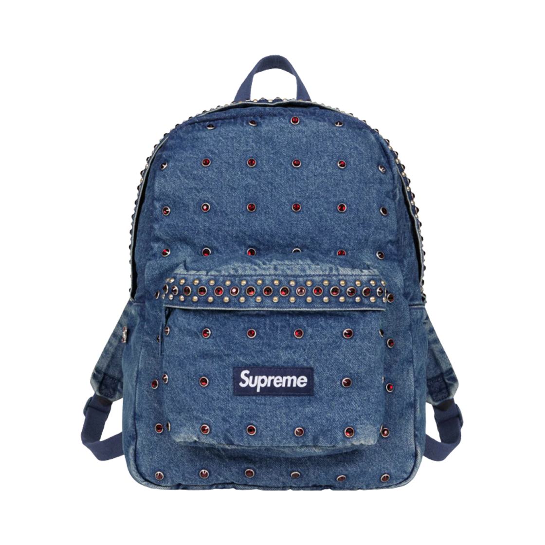 슈프림 x B.B. 사이먼 데님 백팩 워시드 인디고 - 25SS(Supreme x B.B. Simon Denim Backpack Washed Indigo - 25SS)