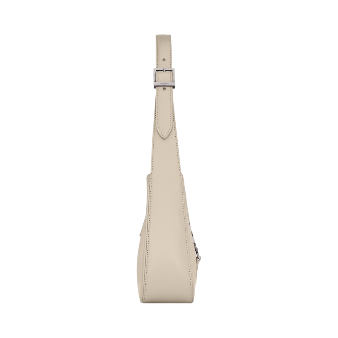 생로랑 샤이니 레더 르 5 아 7 호보백 블랑 빈티지(Saint Laurent Le 5 A 7 Hobo Bag in Shiny Leather Blanc Vintage) - 2