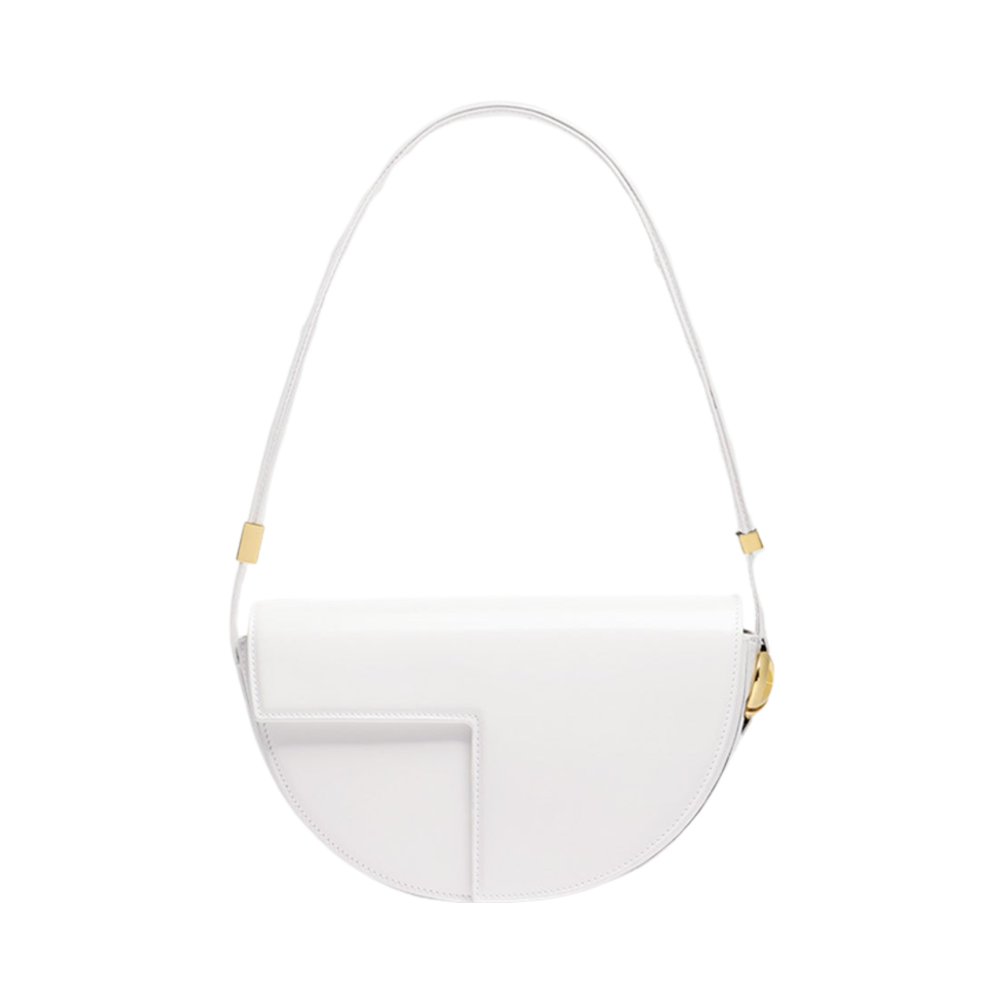 파투 르 파투 레더 백 화이트(Patou Le Patou Leather Bag White)