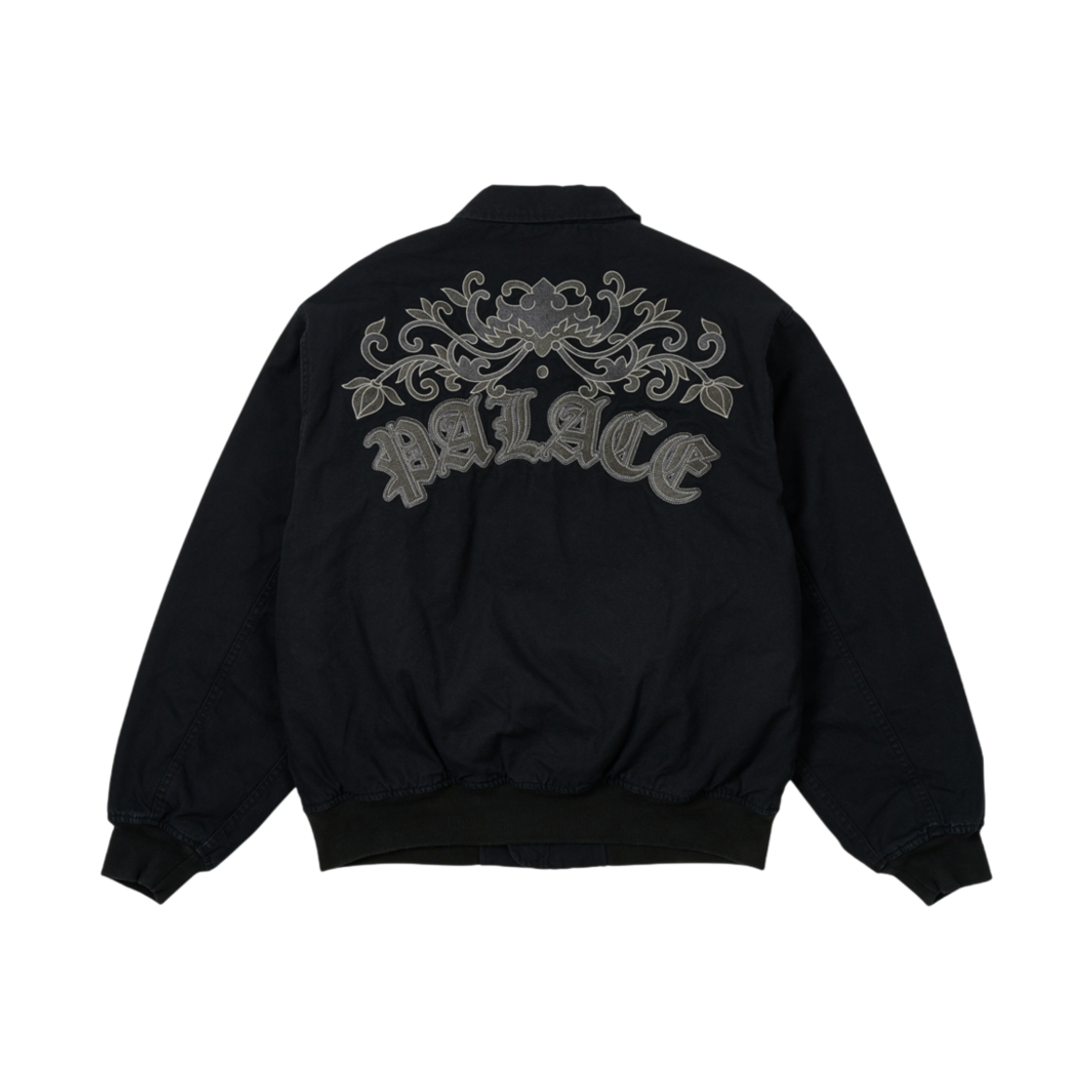 팔라스 플로럴 캔버스 봄버 자켓 블랙 - 24FW | Palace | KREAM